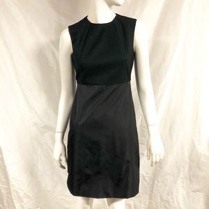 PRADA Black Sleeveless Fitted Sheath Dress